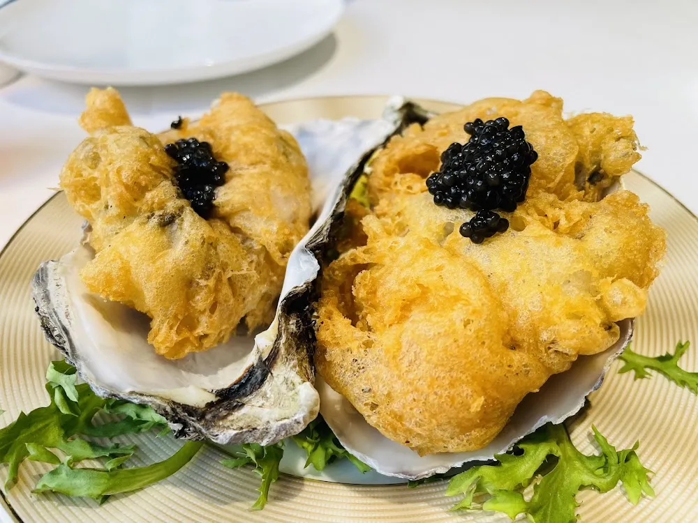 Fried Gillardeau Oyster & Chinese Osciètre Caviar