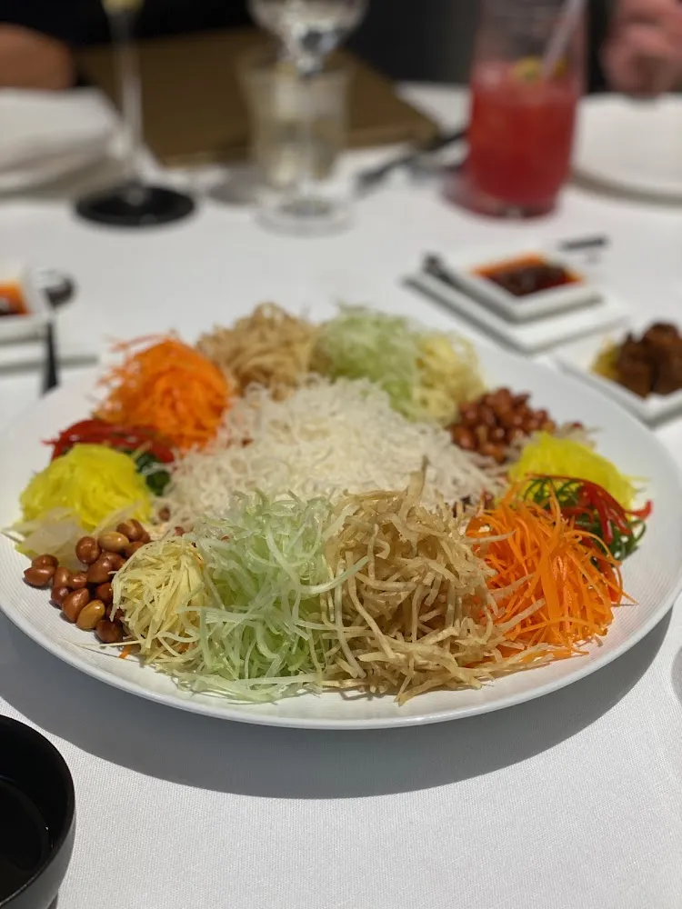 Lo Hei Yu Sheng with Yellowtail Kingfish