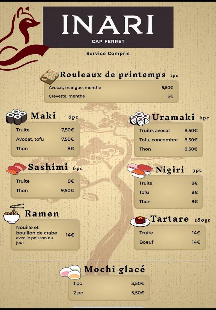 INARI - Scan Menu 1