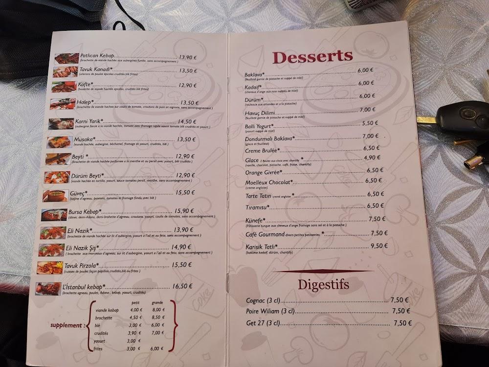 ISTANBUL - Scan Menu 2
