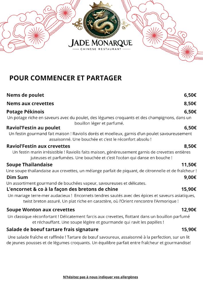 Jade Monarque - Restaurant Chinois Raffinée - Scan Menu 4