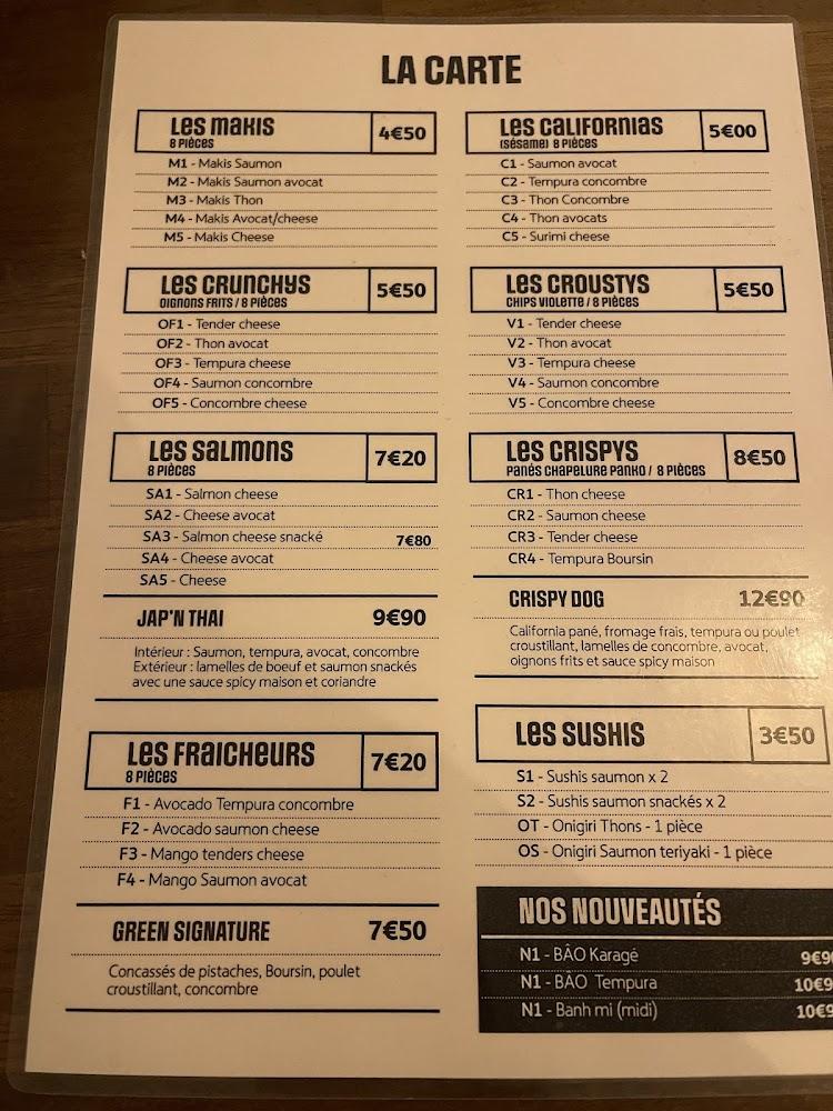 Jap n Thai - Scan Menu 3