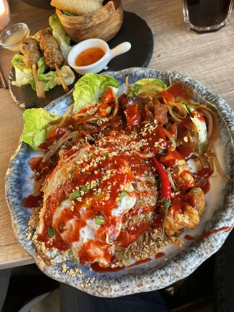 Pad Thai Poulet Sauce Piquante