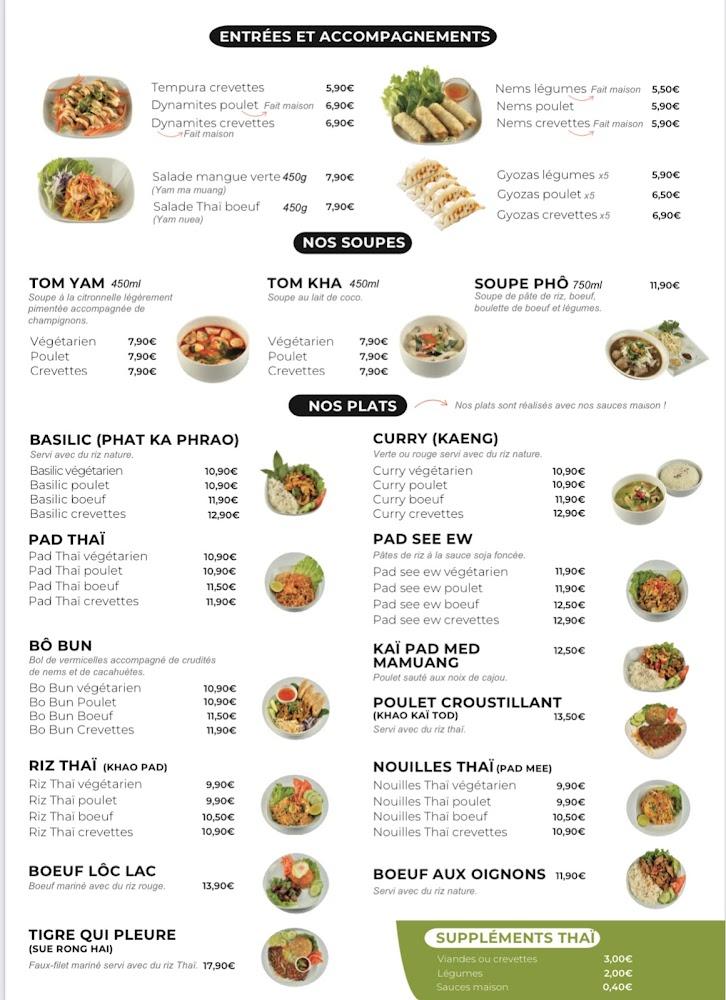 Japan Thaï - Scan Menu 3