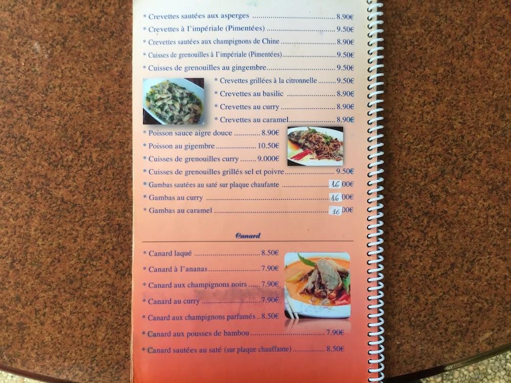 Jardin d'Asie - Scan Menu 3