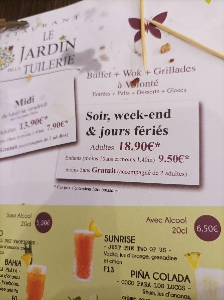 Jardin de la Tuilerie - Scan Menu 4