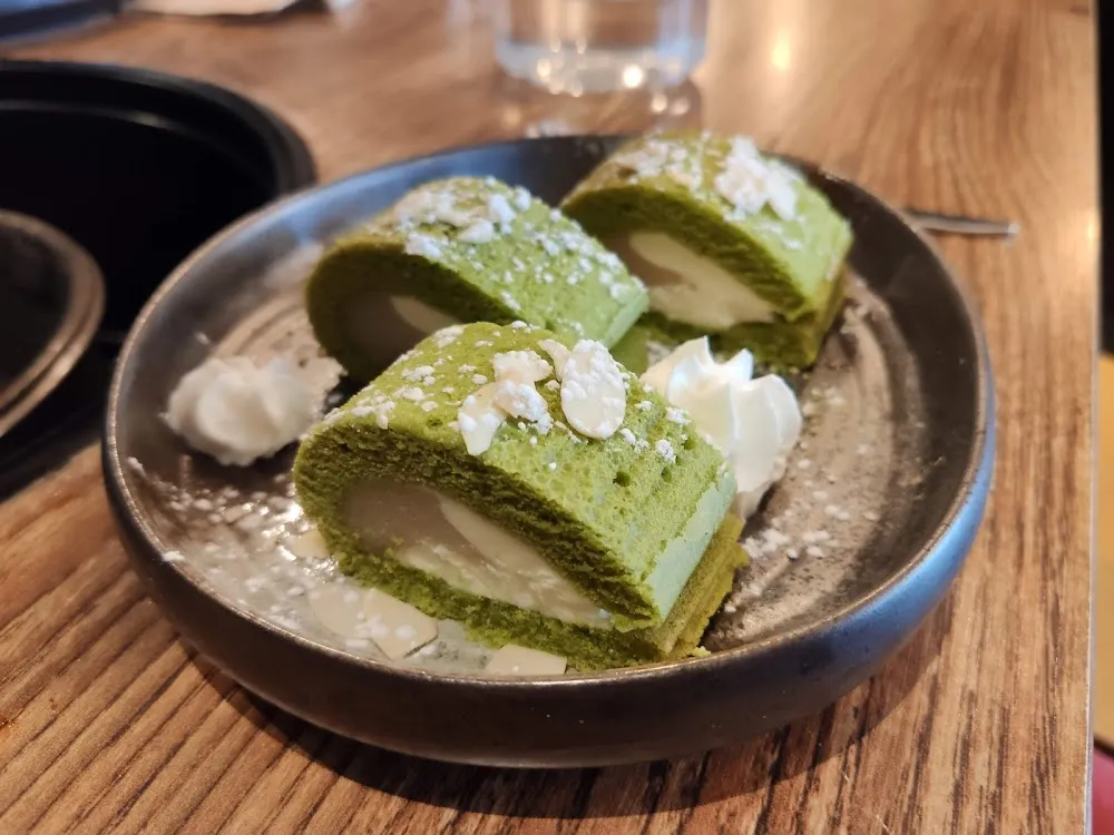 Gâteau Roulé Au Thé Vert