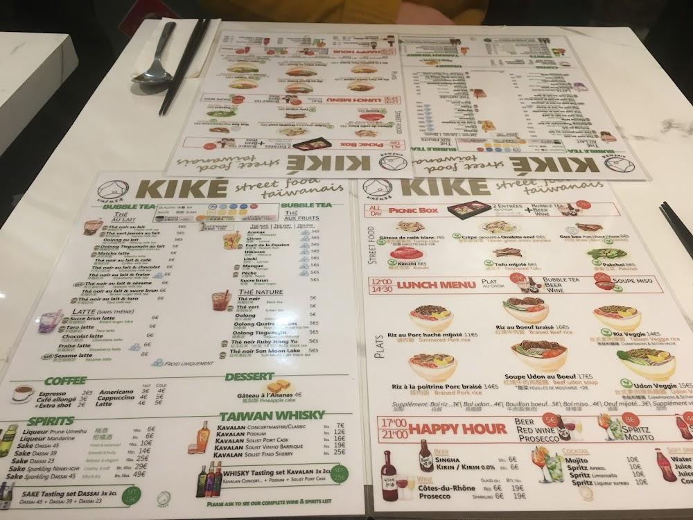 KIKÉ - Etienne Marcel - Scan Menu 4