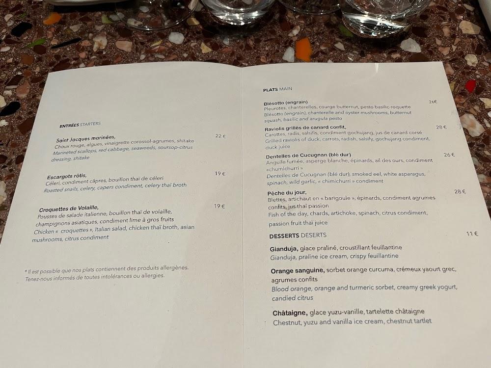 Kitchen Ter(re) - Scan Menu 1