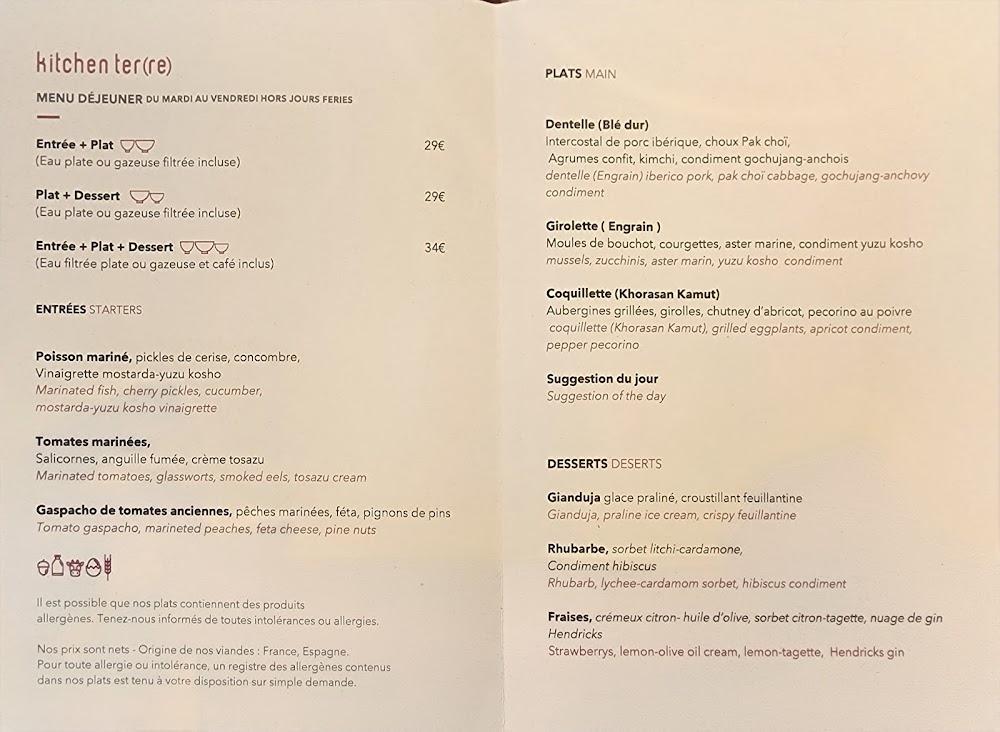 Kitchen Ter(re) - Scan Menu 3