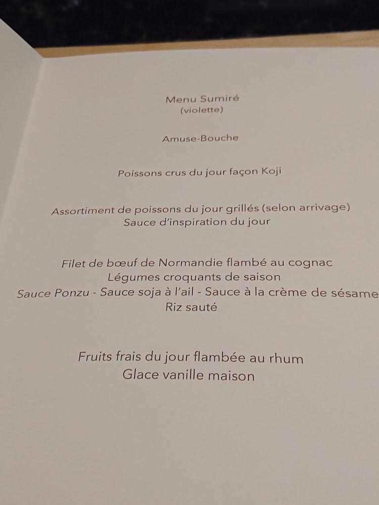 Koji Restaurant Teppan Yaki - Scan Menu 4