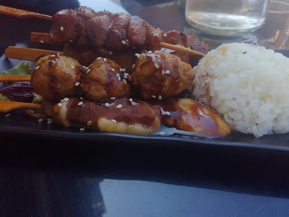 Brochette Boulette de Poulet