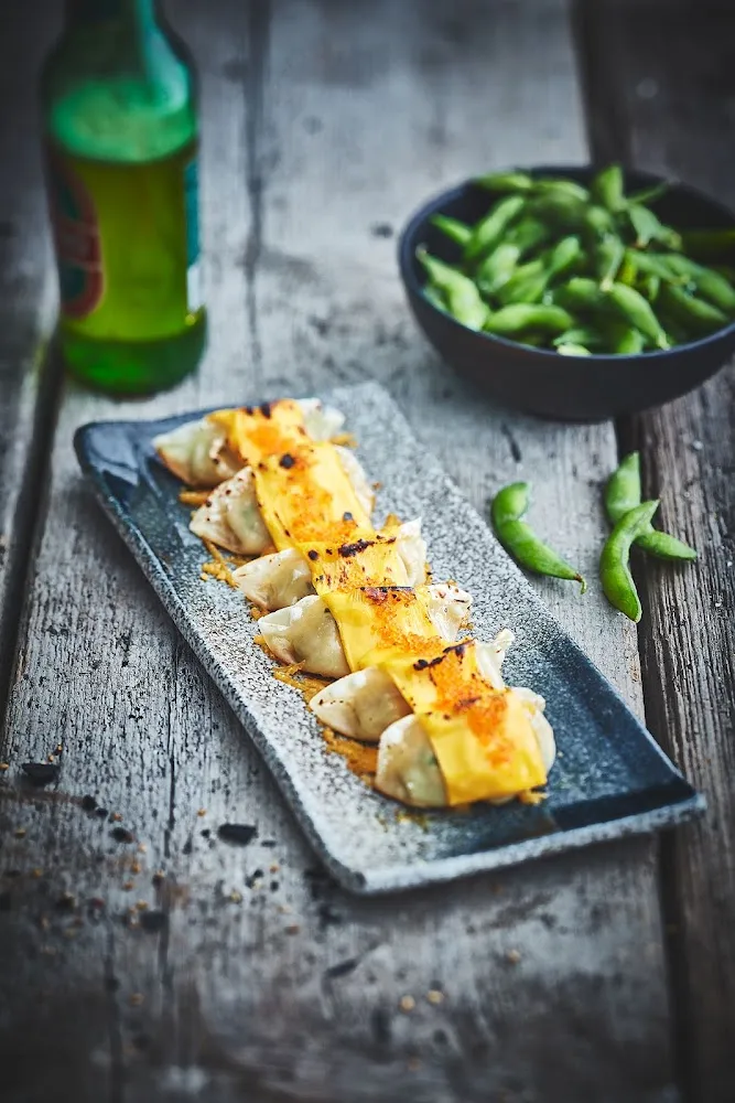 Gyoza Grillé Au Poulet Et Légumes