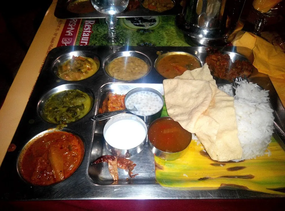 South Indian Vegetarian Thali