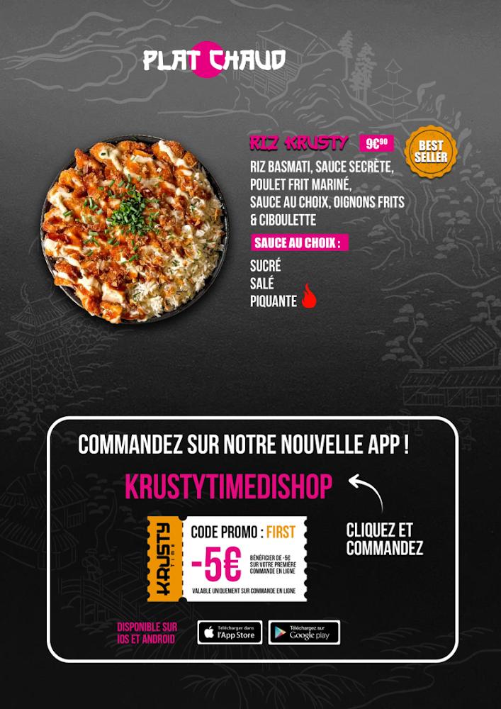 Krusty Sushi Time - Scan Menu 1