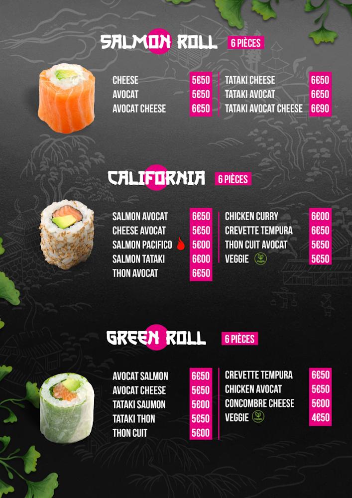 Krusty Sushi Time - Scan Menu 2