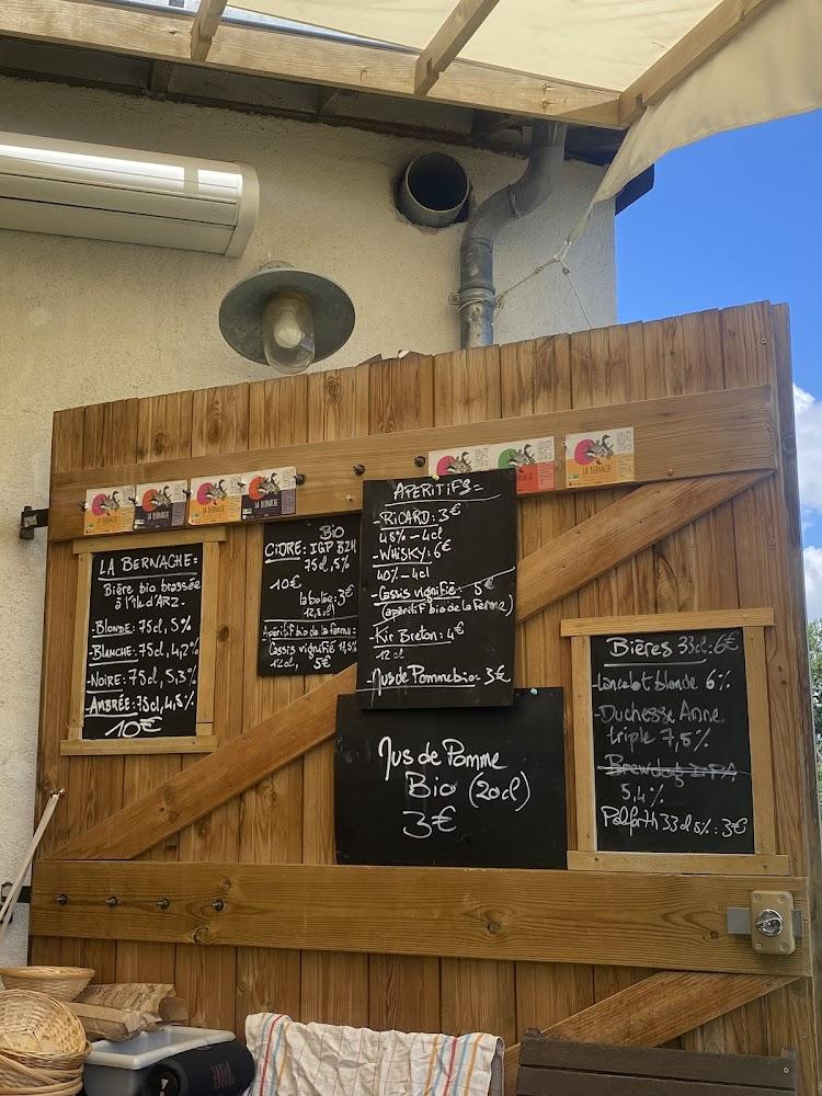 la Guitoune Ile d'Arz - Scan Menu 4