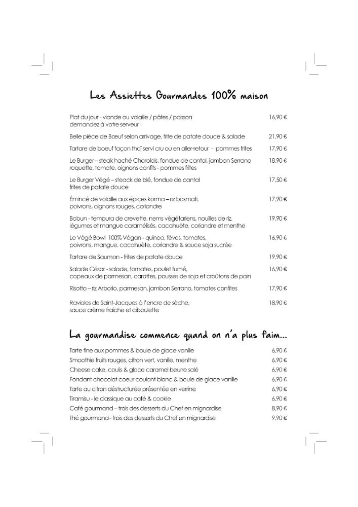 La Maison de Perle - Scan Menu 2