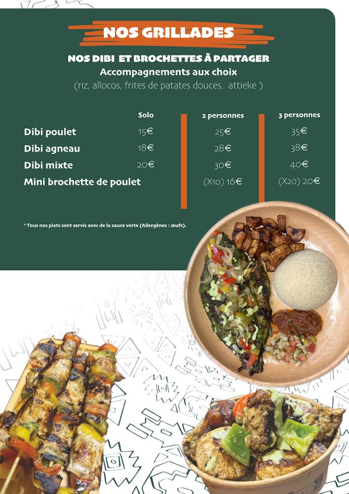 La maison du Dibi - Scan Menu 1