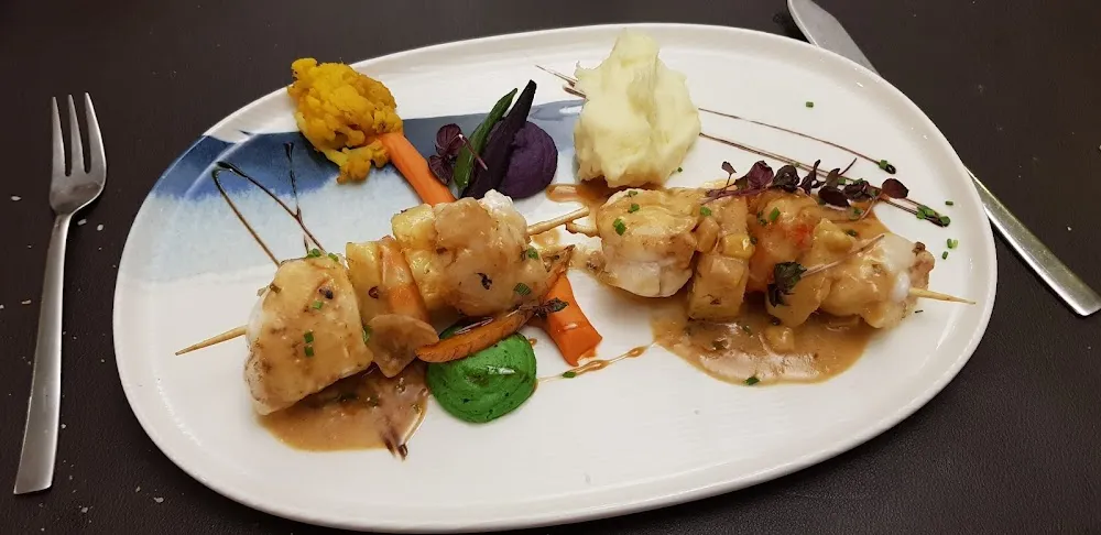 Brochette Lotte Gambas