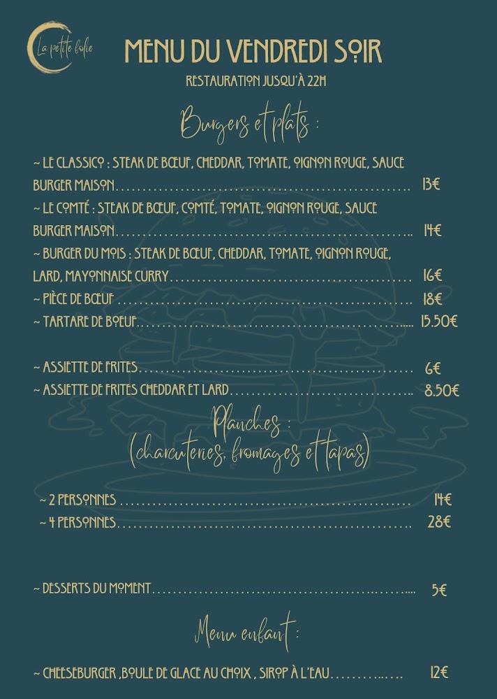 La Petite Folie - Scan Menu 3