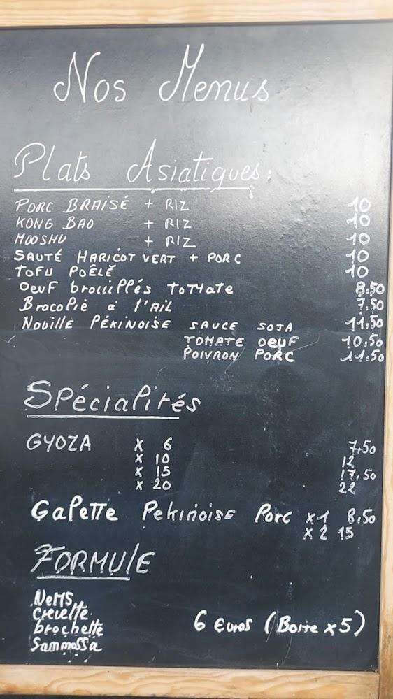 La plage x Wok n' roll GYOZA - Scan Menu 1