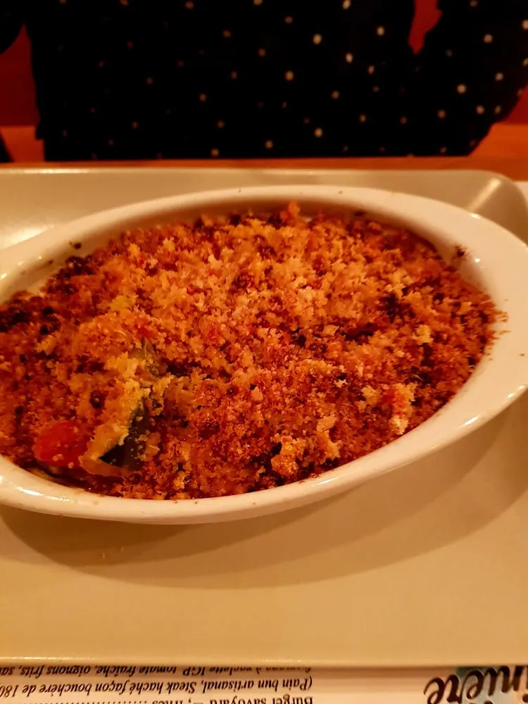Crumble de Cabillaud Et Ratatouille