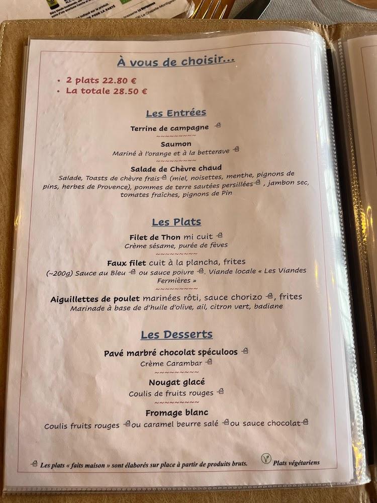 La Potinière du Lac - Scan Menu 4