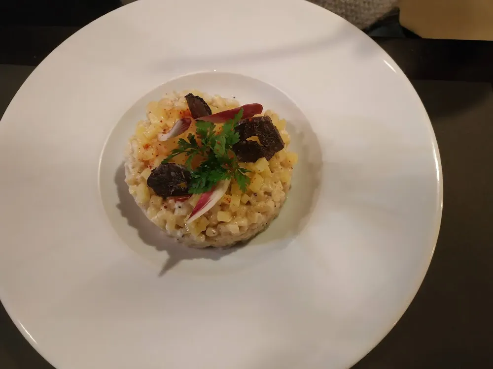 Risotto Crémeux Aux Légumes Du Marché Truffes Et Parmesan