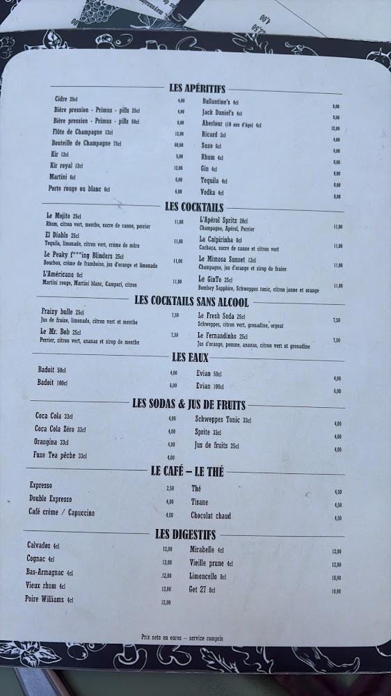 La Salamandre - Scan Menu 4