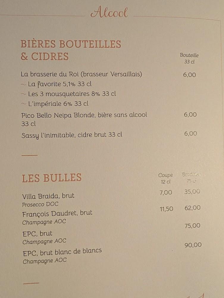 La table d'Alice - Scan Menu 3