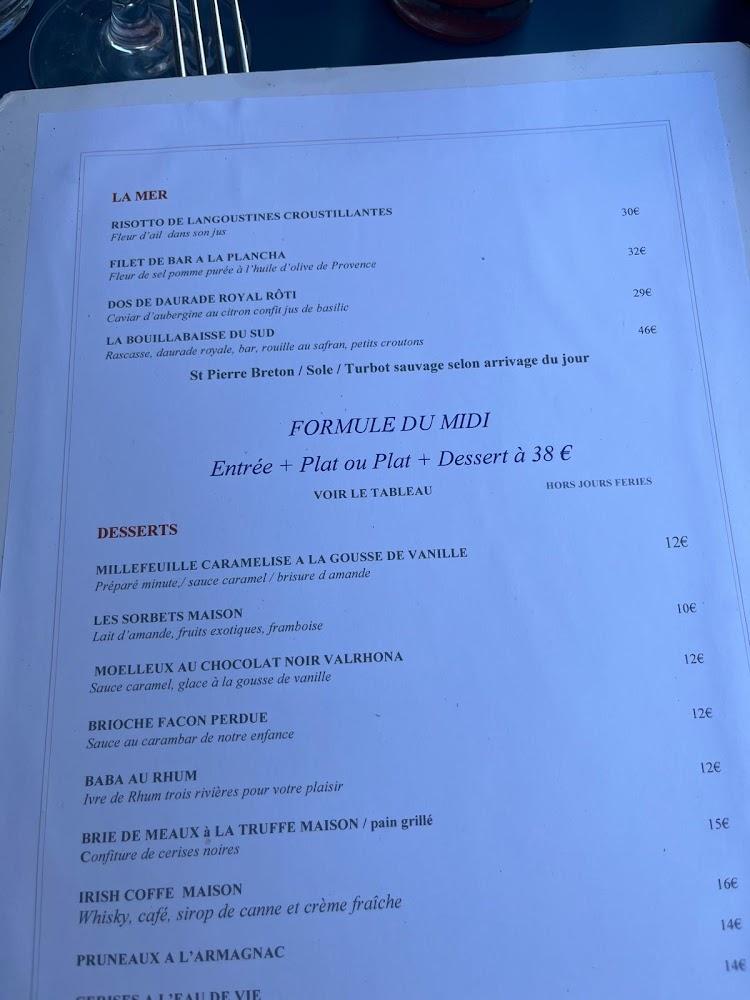 La Table des Oliviers - Scan Menu 4