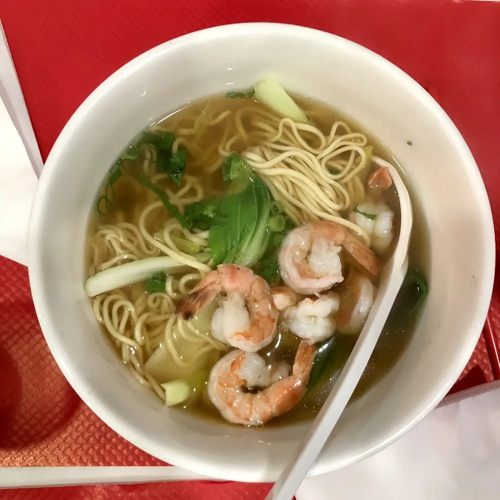 Soupe de Nouilles Aux Crevettes