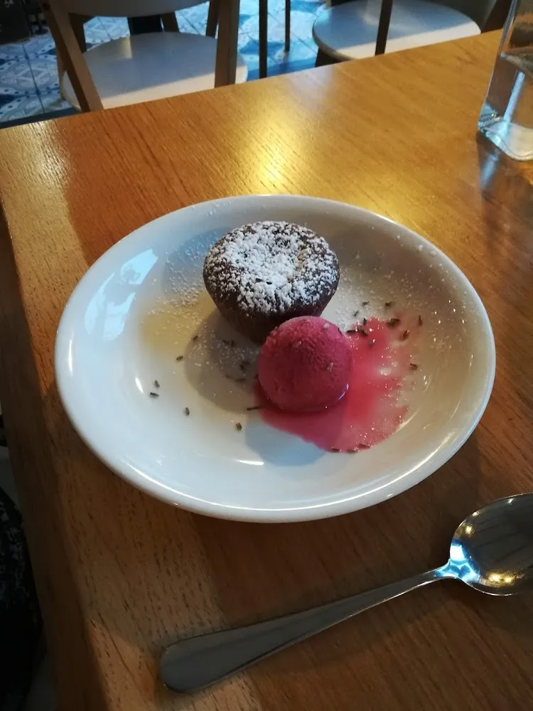 Coeur Coulant Au Chocolat Glace Vanille