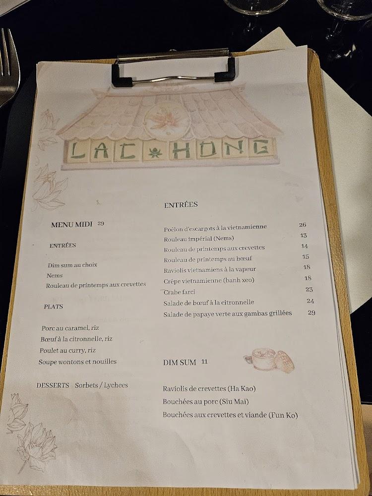 Lac Hong - Scan Menu 2