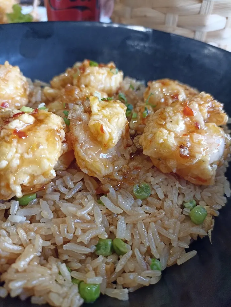 Riz Sauté Aux Crevettes
