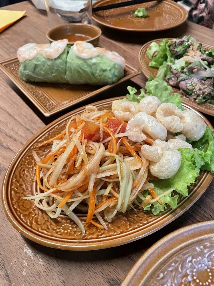 Salade Papaye Version Thaï