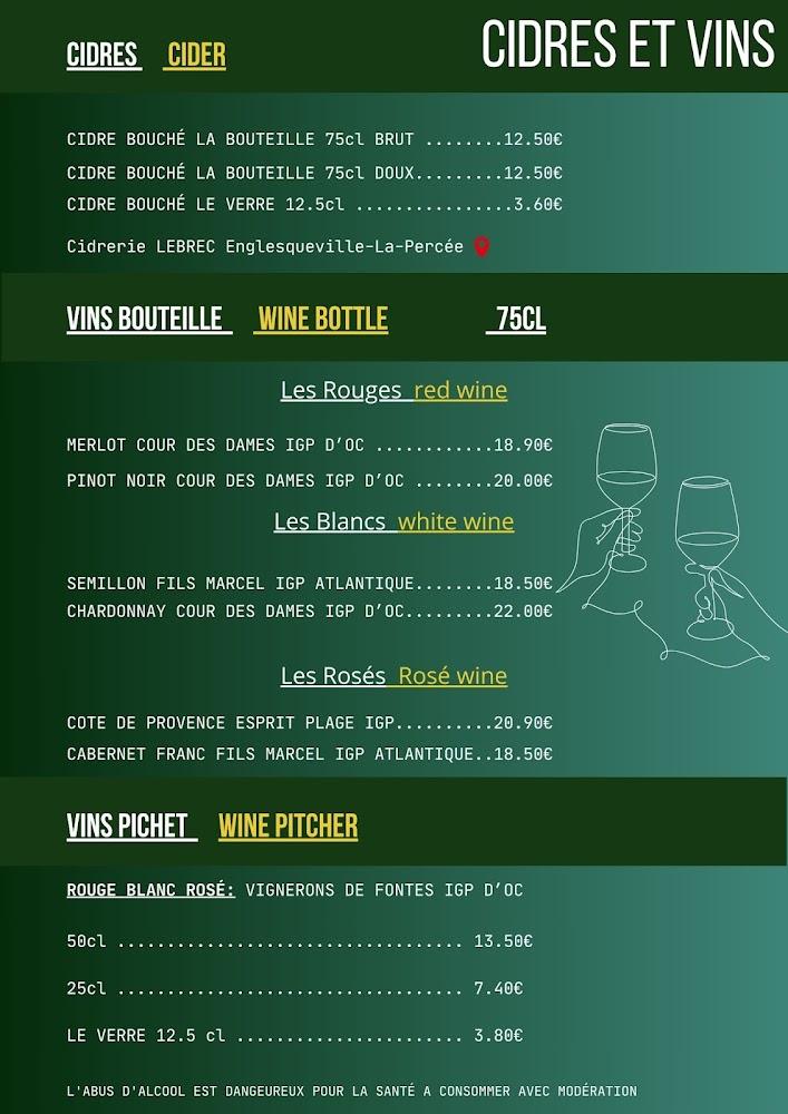 L'Aristide - Restaurant Crêperie grandcamp maisy - Scan Menu 4