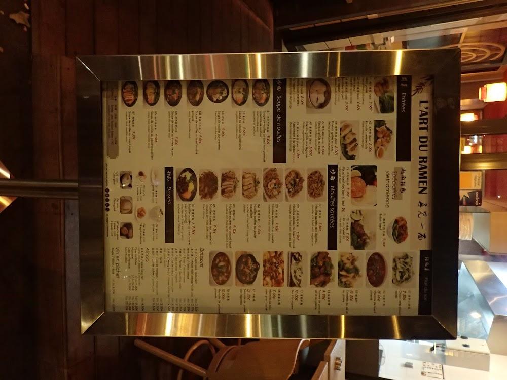 L’art du Ramen - Scan Menu 4