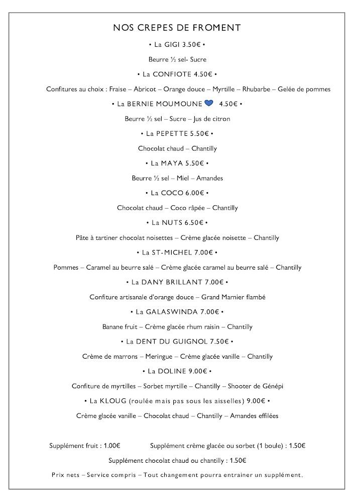 L'Auberg'Inn - Scan Menu 2