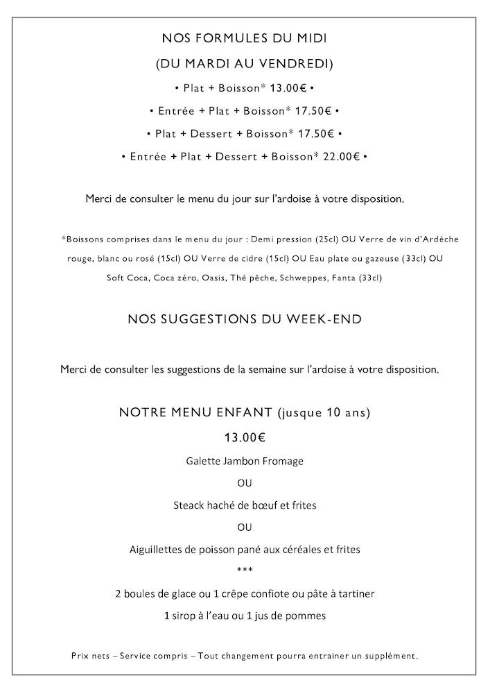 L'Auberg'Inn - Scan Menu 3