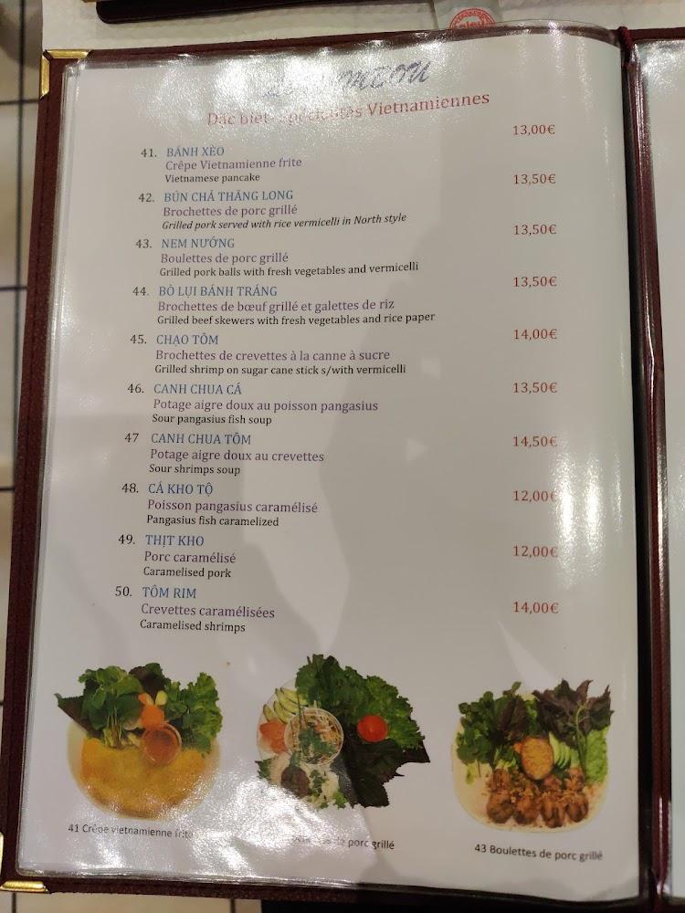 Le Bambou - Scan Menu 1