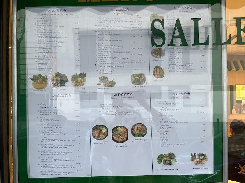 Le Bambou - Scan Menu 2