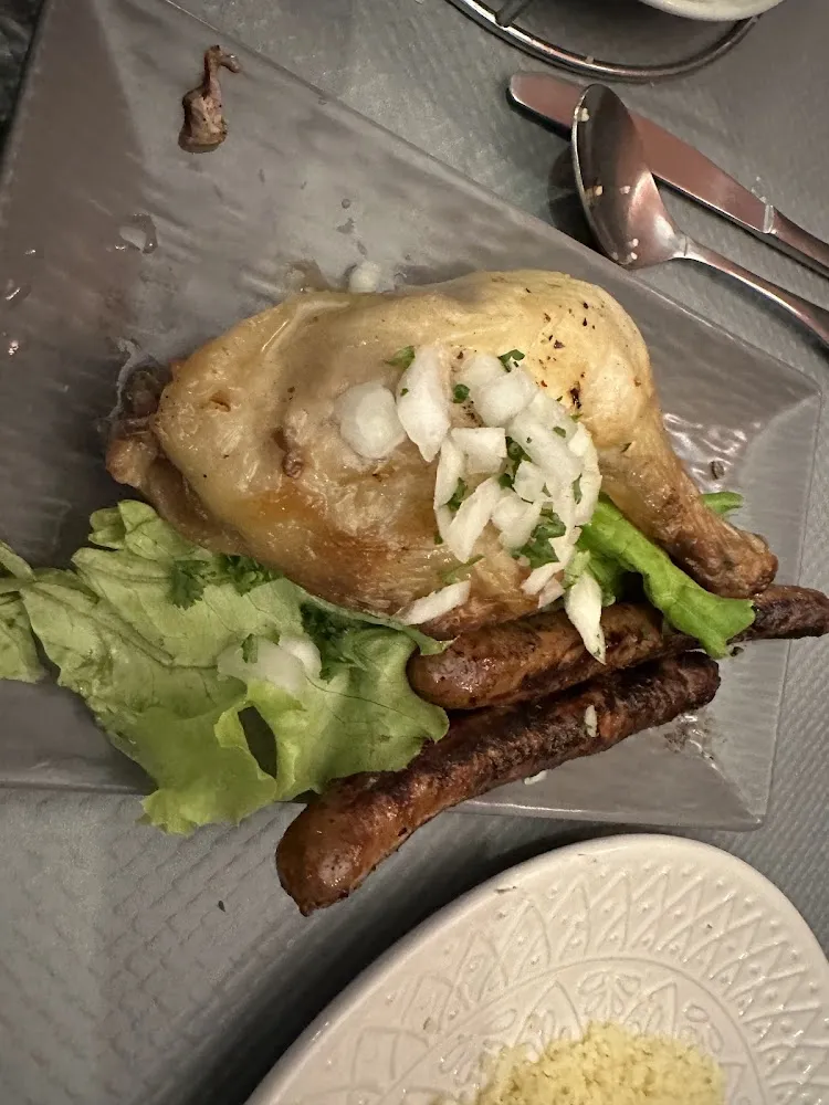 Chicken with Sausage and Meatballs