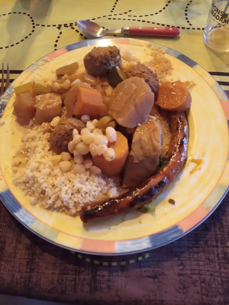 Légumes Couscous Merguez