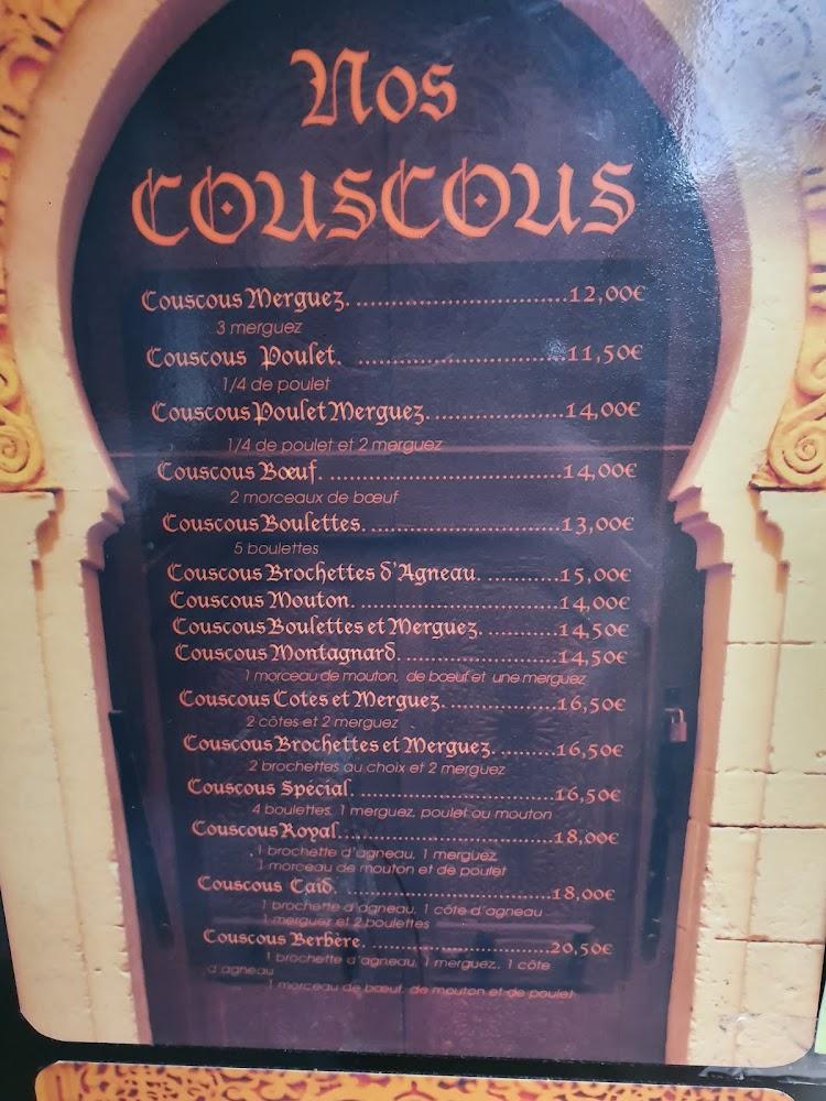 Le Berbère - Scan Menu 4