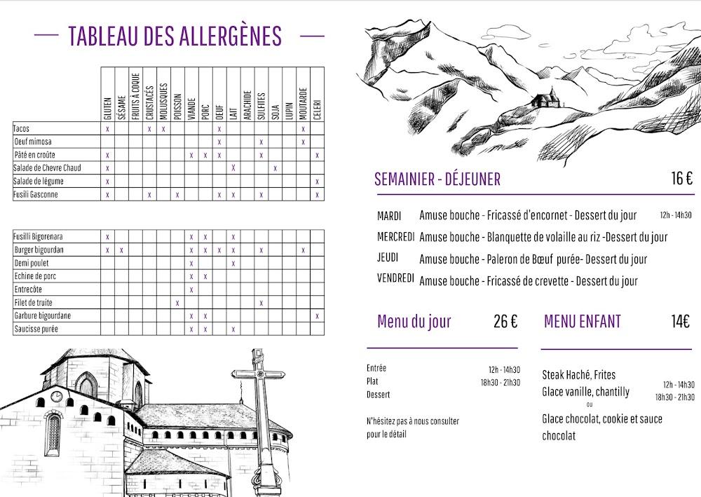 Le Bistrot de l'Abbaye - Scan Menu 3