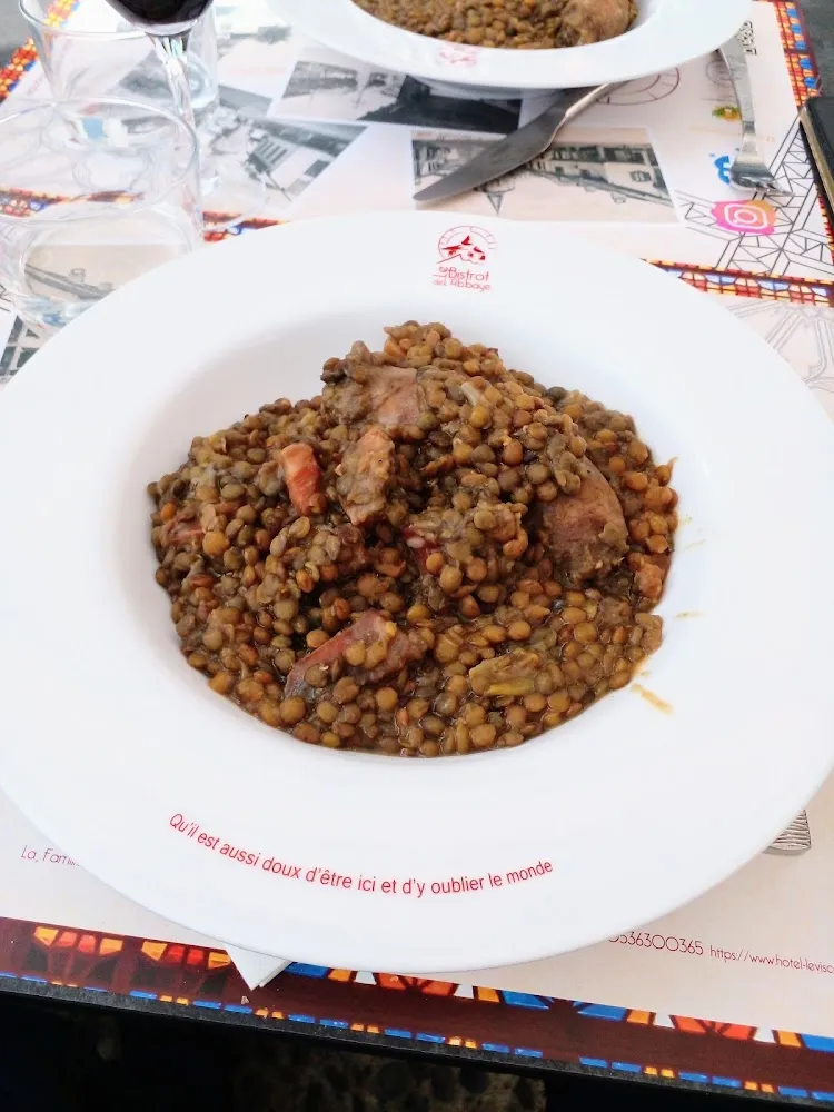 Lentilles Saucisses Au Lard