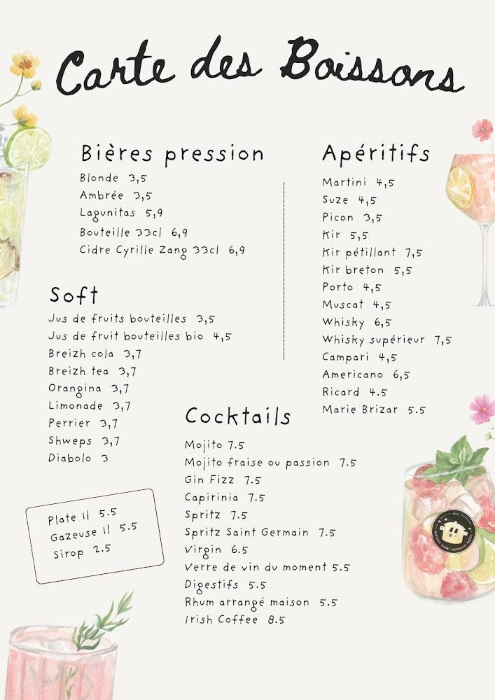 Le Bistrot Saint Germain - Scan Menu 1