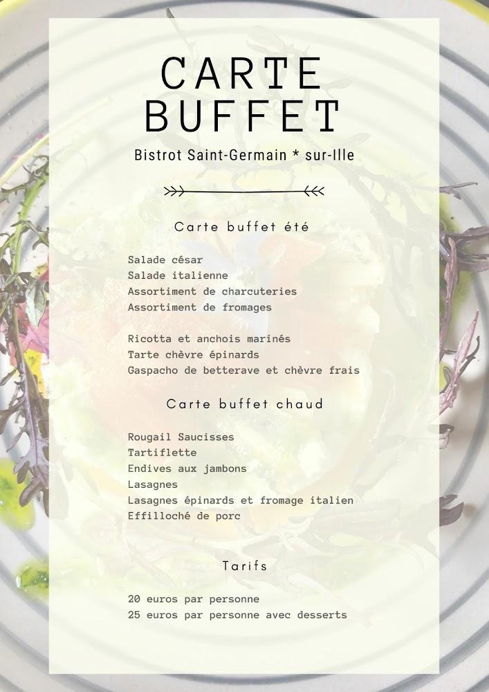 Le Bistrot Saint Germain - Scan Menu 3